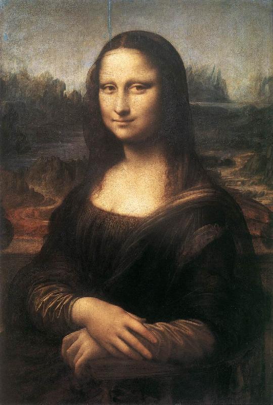 LEONARDO da Vinci Female head (La Scapigliata)  wt France oil painting art